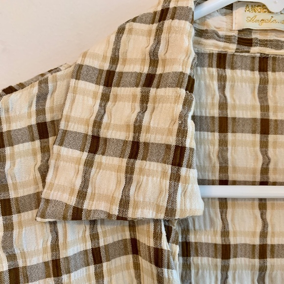 Vintage Plaid Crossover Adjustable Top - Picture 3 of 7
